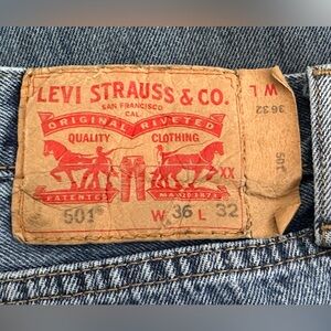 Men’s Levi’s 501 jeans 36x32